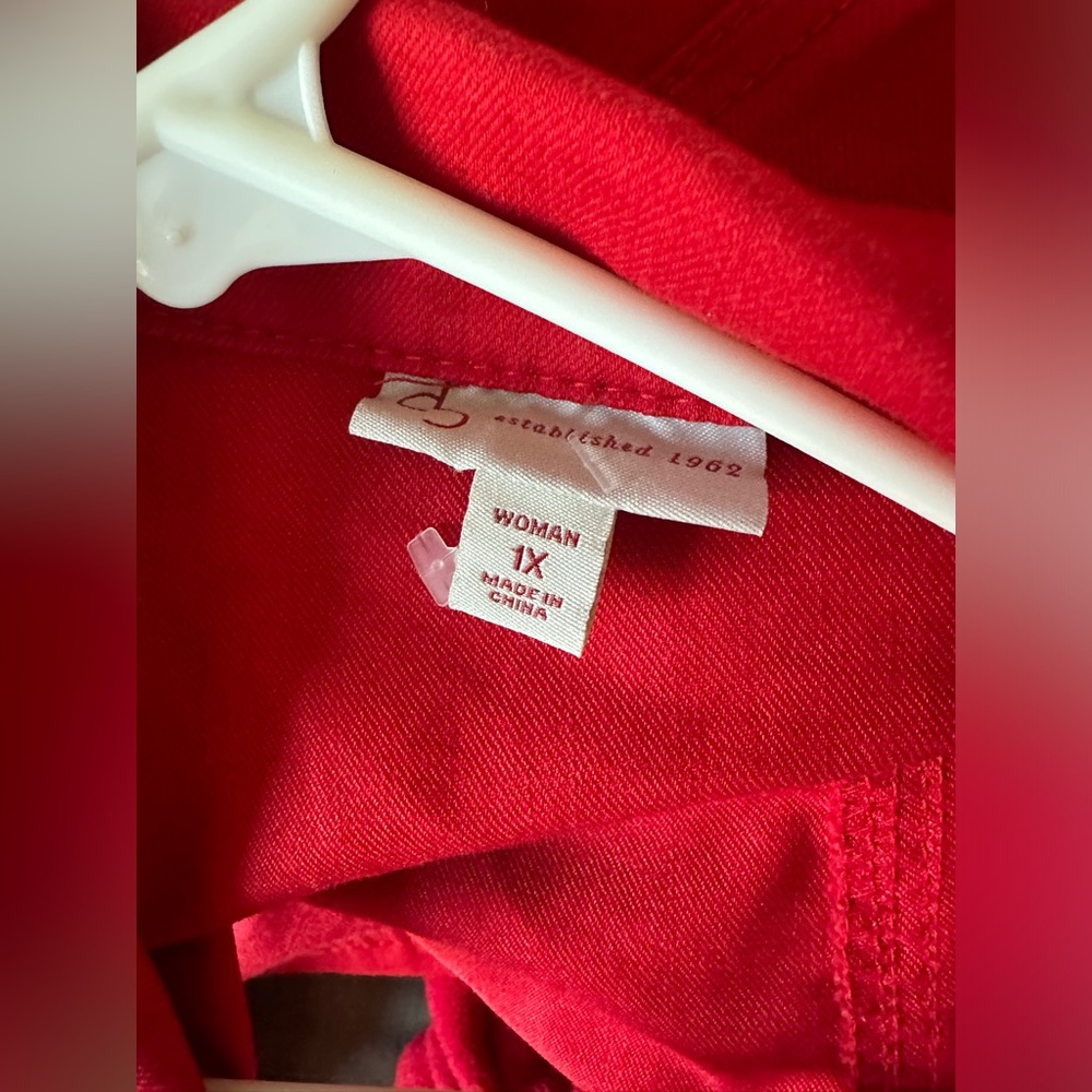 DB established red denim vest - Picture 5 of 8